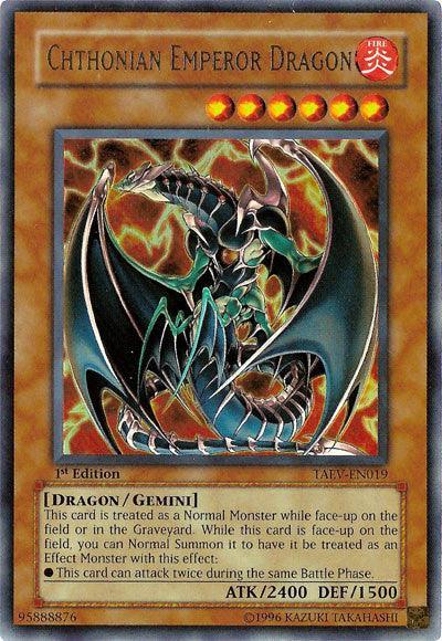 Chthonian Emperor Dragon [TAEV-EN019] Ultra Rare - for just $0.80! 