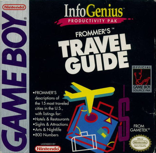 InfoGenius Productivity Pak: Frommer's Travel Guide (Gameboy) - for just $0! 