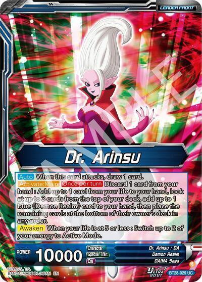 Dr. Arinsu // Dr. Arinsu, Concocting Schemes (SLR) (BT28-029) [Prismatic Clash] - for just $10.20! 