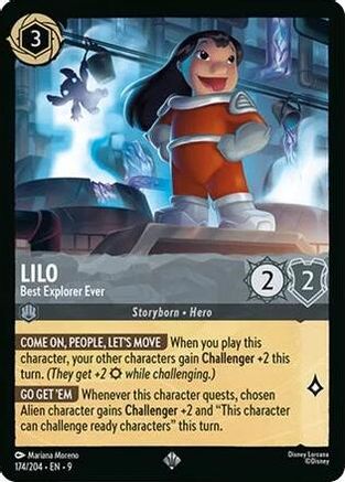 Lilo - Best Explorer Ever (174/204) - Fabled Cold Foil - for just $0.71! 