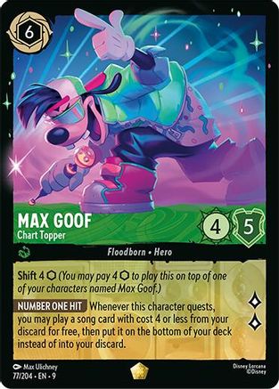 Max Goof - Chart Topper (77/204) - Fabled - for just $3.05! 
