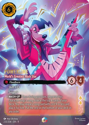 Powerline - World's Greatest Rock Star (Enchanted) (233/204) - Fabled Holofoil - for just $63.16! 