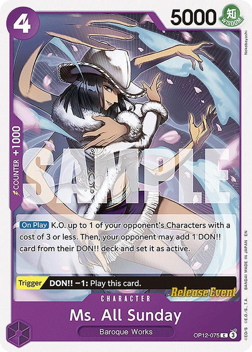 Ms. All Sunday [Legacy of the Master Release Event Cards] - for just $7.70! 