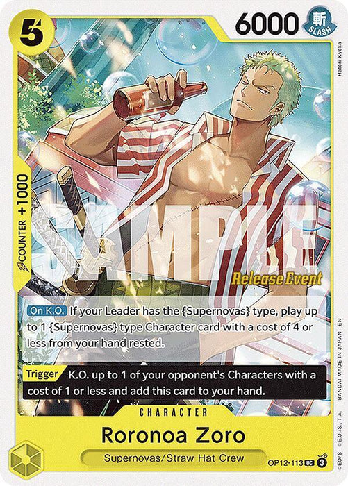 Roronoa Zoro [Legacy of the Master Release Event Cards] - for just $3.60! 