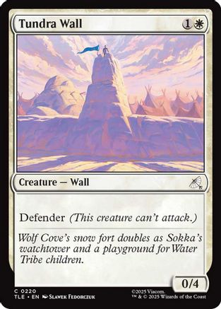 Tundra Wall (0220) (TLE-220) - Avatar: The Last Airbender: Eternal-Legal Foil - for just $0.06! 