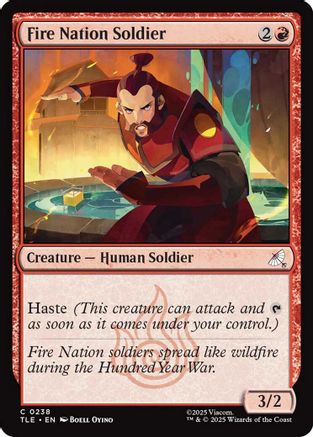 Fire Nation Soldier (0238) (TLE-238) - Avatar: The Last Airbender: Eternal-Legal - for just $0.02! 