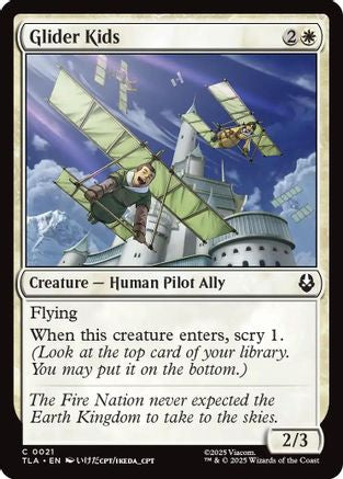 Glider Kids (TLA-021) - Avatar: The Last Airbender - for just $0.04! 