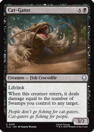 Cat-Gator (TLA-091) - Avatar: The Last Airbender Foil - for just $0.05! 