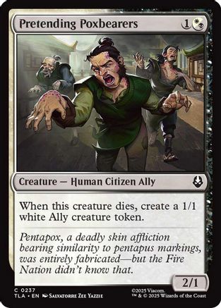 Pretending Poxbearers (TLA-237) - Avatar: The Last Airbender Foil - for just $0.02! 