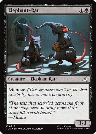 Elephant-Rat (TLE-228) - Avatar: The Last Airbender: Eternal-Legal - for just $0.05! 