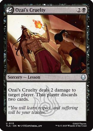 Ozai's Cruelty (TLA-113) - Avatar: The Last Airbender - for just $0.05! 