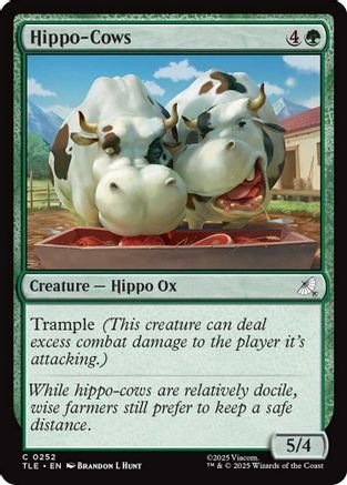 Hippo-Cows (TLE-252) - Avatar: The Last Airbender: Eternal-Legal - for just $0.02! 