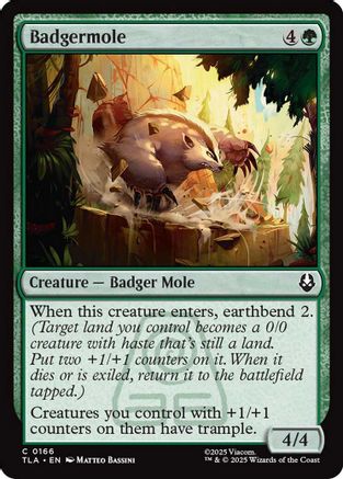Badgermole (TLA-166) - Avatar: The Last Airbender - for just $0.04! 