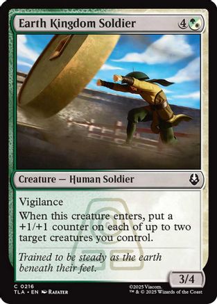 Earth Kingdom Soldier (TLA-216) - Avatar: The Last Airbender Foil - for just $0.02! 