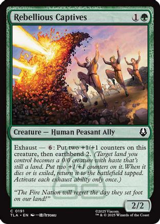 Rebellious Captives (TLA-191) - Avatar: The Last Airbender - for just $0.05! 