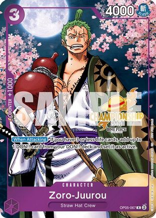 Zoro-Juurou (CS 25-26 Event Pack) (OP05-067) - One Piece Promotion Cards Foil - for just $72.98! 