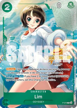 Lim (CS 25-26 Event Pack) (P-079) - One Piece Promotion Cards Foil - for just $2! 