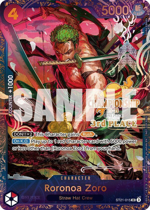 Roronoa Zoro (CS 25-26 3rd Place) [One Piece Promotion Cards] - for just $0.10! 