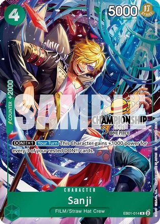 Sanji (CS 25-26 Celebration Pack) (EB01-014) - One Piece Promotion Cards Foil - for just $32.45! 