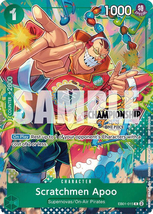 Scratchmen Apoo (CS 25-26 Celebration Pack) [One Piece Promotion Cards] - for just $19.40! 