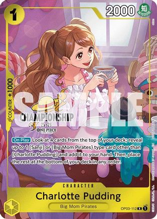 Charlotte Pudding (112) (CS 25-26 Celebration Pack) (OP03-112) - One Piece Promotion Cards Foil - for just $27.90! 