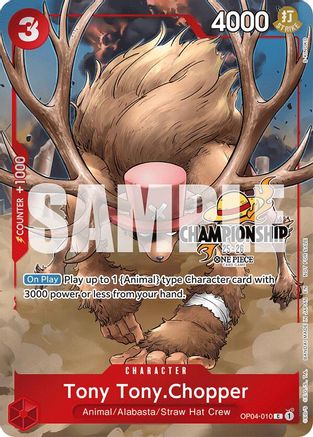 Tony Tony.Chopper (CS 25-26 Celebration Pack) (OP04-010) - One Piece Promotion Cards Foil - for just $45.48! 
