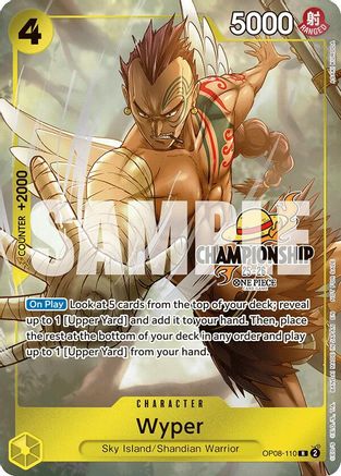 Wyper (CS 25-26 Celebration Pack) (OP08-110) - One Piece Promotion Cards Foil - for just $9.48! 