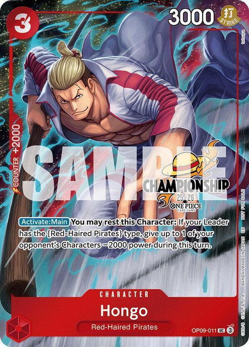 Hongo (CS 25-26 Celebration Pack) [One Piece Promotion Cards] - for just $10.95! 