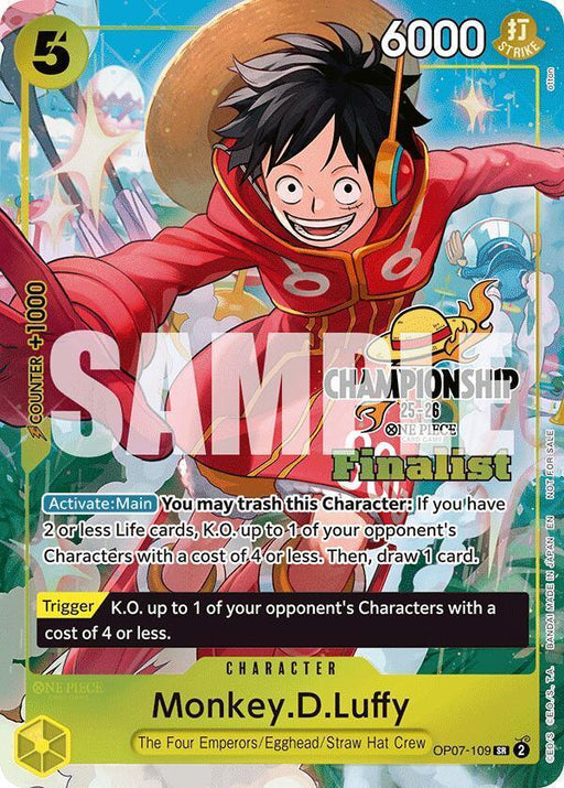 Monkey.D.Luffy (CS 25-26 Finalist Card Set 1) [One Piece Promotion Cards] - for just $320! 
