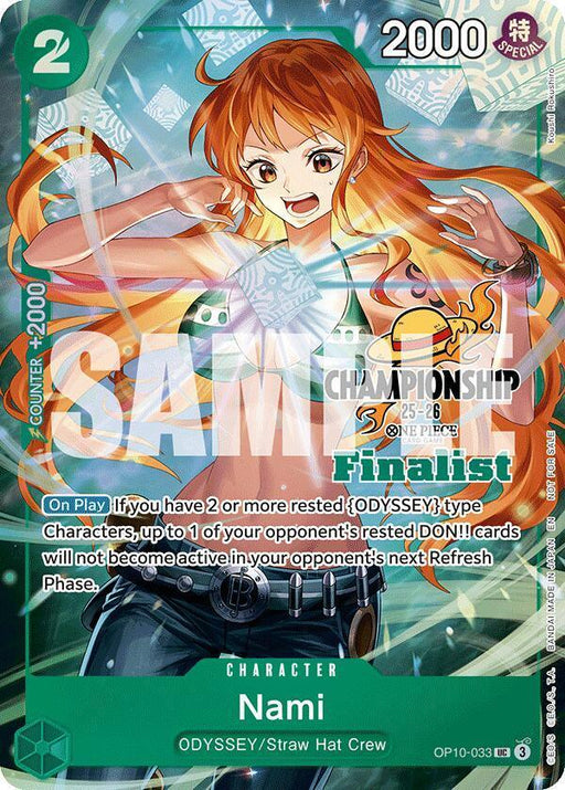Nami (CS 25-26 Finalist Card Set 1) [One Piece Promotion Cards] - for just $340! 