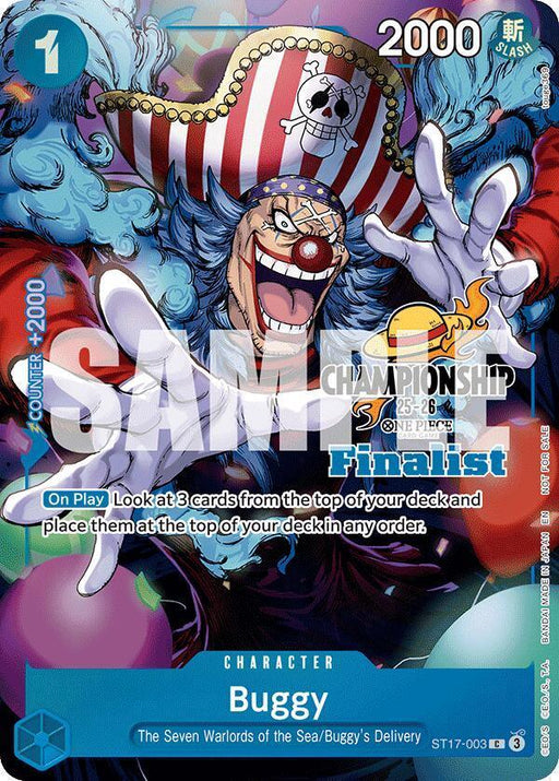 Buggy (CS 25-26 Finalist Card Set 1) [One Piece Promotion Cards] - for just $215! 