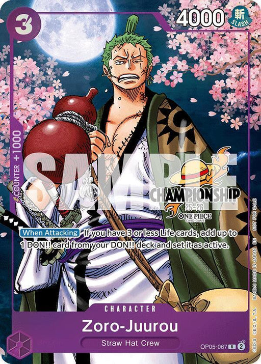 Zoro-Juurou (CS 25-26 Event Pack Finalist Ver.) [One Piece Promotion Cards] - for just $440! 