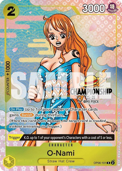 O-Nami (CS 25-26 Event Pack Finalist Ver.) [One Piece Promotion Cards] - for just $659.90! 