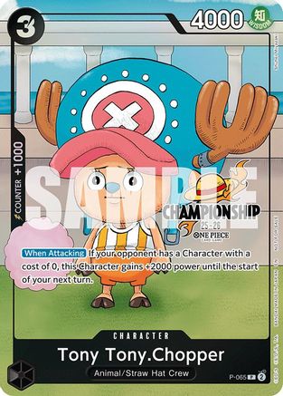 Tony Tony.Chopper (CS 25-26 Event Pack Finalist Ver.) (P-065) - One Piece Promotion Cards Foil - for just $362.50! 