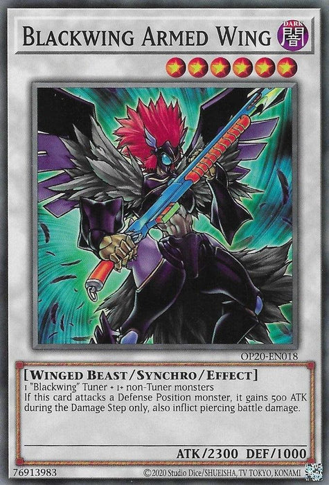 Blackwing Armed Wing [OP20-EN018] Common - for just $0.20! 