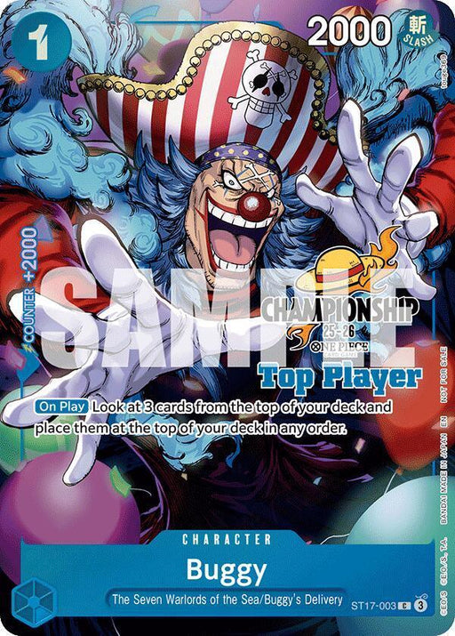 Buggy (CS 25-26 Top Player Pack) [One Piece Promotion Cards] - for just $135! 