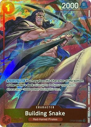 Building Snake (Premium Card Collection -Best Selection Vol. 4-) (OP09-008) - One Piece Promotion Cards Foil - for just $1.45! 
