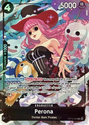 Perona (Premium Card Collection -Best Selection Vol. 4-) (OP10-092) - One Piece Promotion Cards Foil - for just $4! 