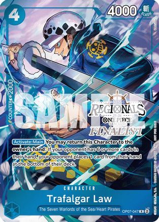 Trafalgar Law (Online Regional Finalist Card Set 2025 Vol.2) (OP07-047) - One Piece Promotion Cards Foil - for just $51.28! 