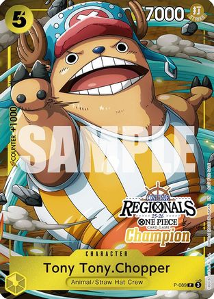 Tony Tony.Chopper (Online Regional Champion Card Set 2025 Vol.2) (P-089) - One Piece Promotion Cards Foil - for just $200! 