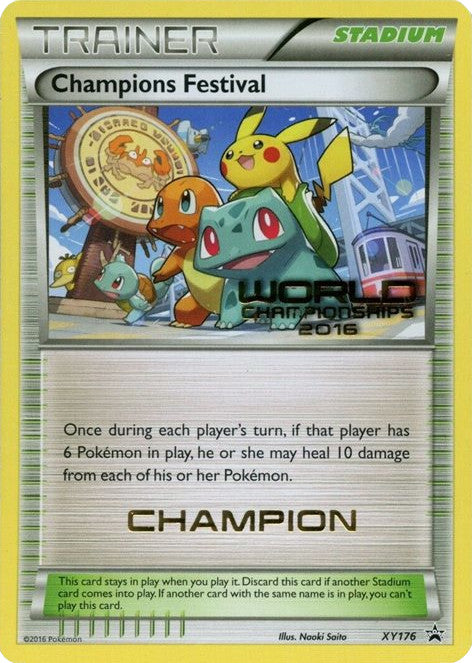 Champions Festival (XY176) (2016 Champion) [XY: Black Star Promos] - Just $0.10! Shop now at Retro Gaming of Denver