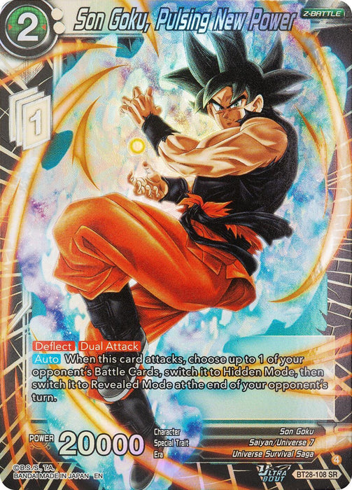 Son Goku, Pulsing New Power (BT28-108) [Prismatic Clash] - for just $1.40! 