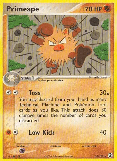 Primeape (28/112) [EX: FireRed & LeafGreen] - for just $0.70! 