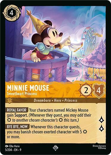 Minnie Mouse - Sweetheart Princess (5/204) [Fabled] - for just $0.20! 