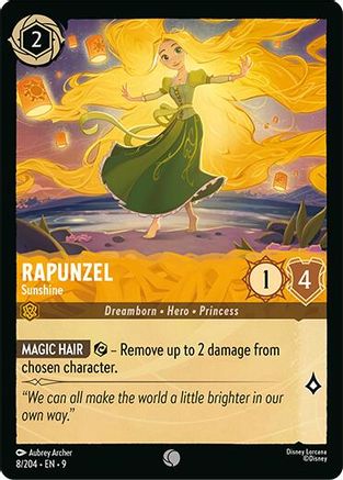 Rapunzel - Sunshine (8/204) - Fabled Cold Foil - for just $0.05! 