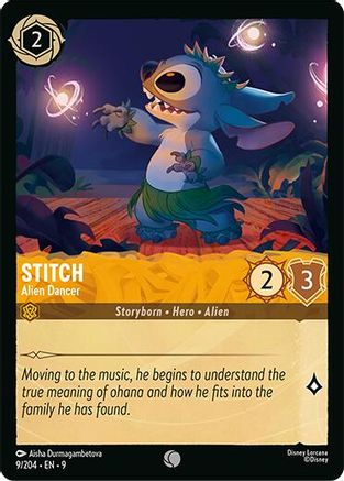 Stitch - Alien Dancer (9/204) - Fabled Cold Foil - for just $0.06! 