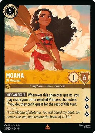 Moana - Of Motunui (20/204) - Fabled - for just $0.05! 