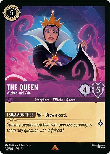 The Queen - Wicked and Vain (35/204) [Fabled] - for just $0.10! 