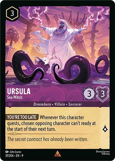 Ursula - Sea Witch (37/204) [Fabled] - for just $0.10! 