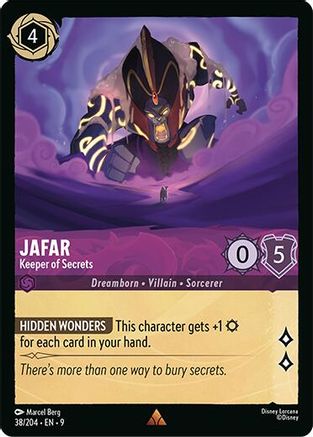 Jafar - Keeper of Secrets (38/204) - Fabled Cold Foil - for just $0.11! 